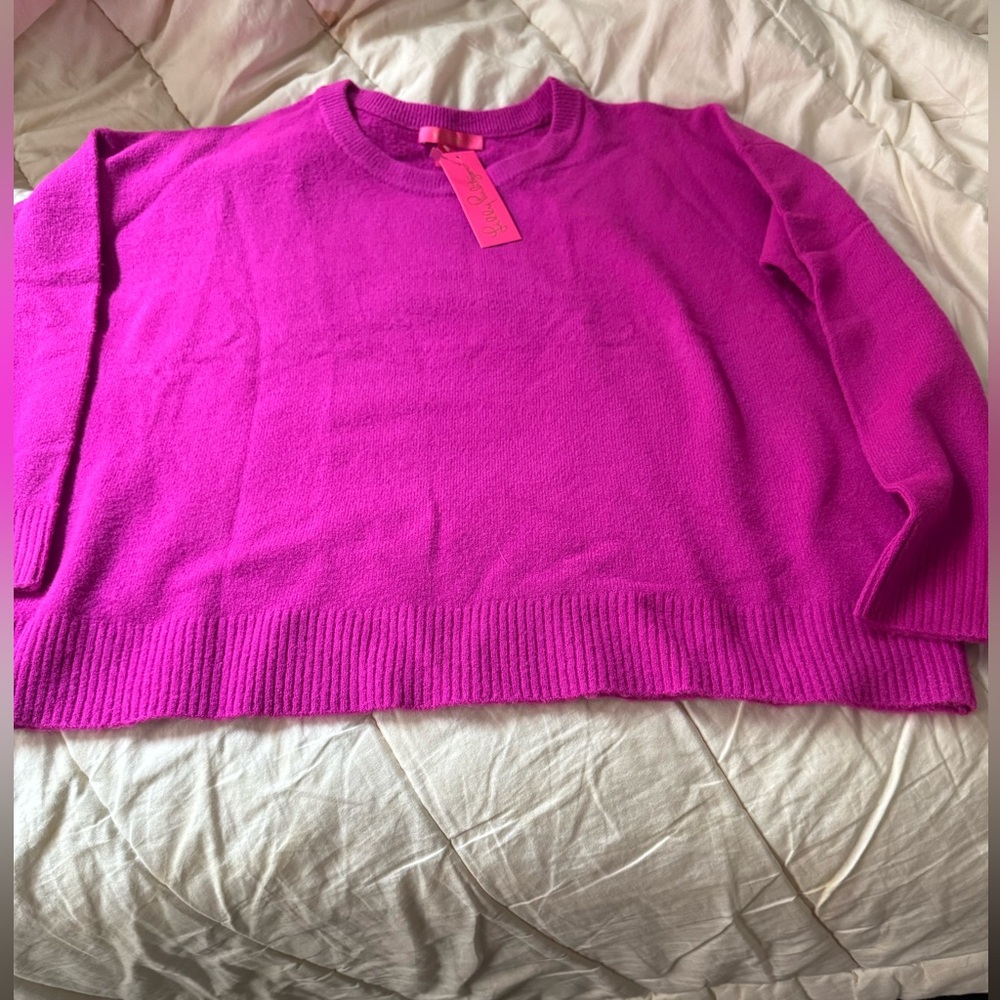 Lilly Pulitzer XL Women's Fuchsia Sweater NWT